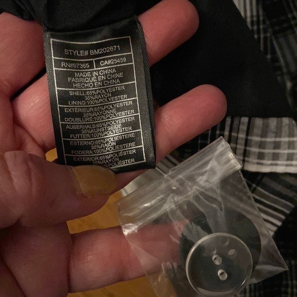 NWT BB Dakota by Steve Madden black & white blazer, size M - Picture 9 of 10